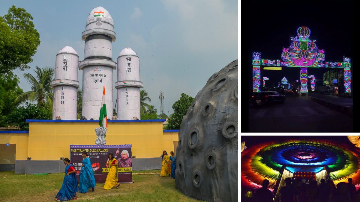 Durga Puja 2023: Chandrayaan-3, Beti Bachao Pandals In Jharkhand ...